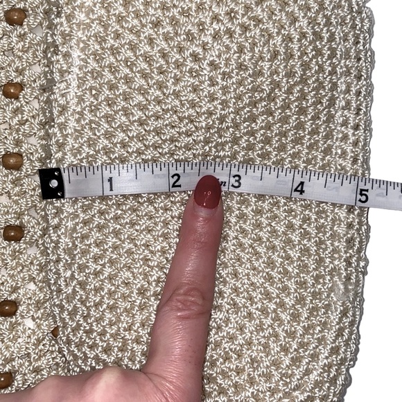 The Sak Tan/Cream Crochet Beaded Shoulder Bag - Picture 15 of 15